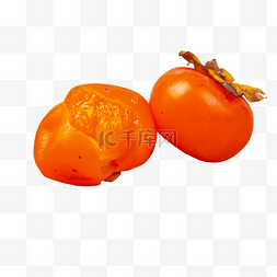 果实水果黄柿子