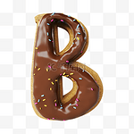 甜甜圈英文字母b