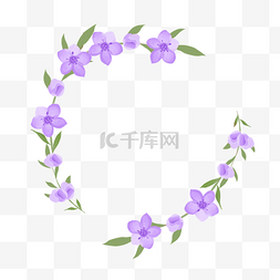 花环春天图片_春天花朵花卉边框