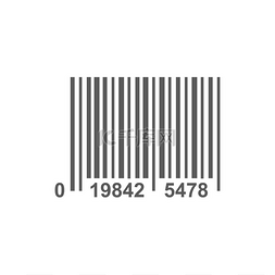 产品包装礼盒设计图片_真实的条形码隔离轮廓图标带有数