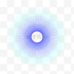 边框科技荧光图片_荧光渐变科技圆环边框