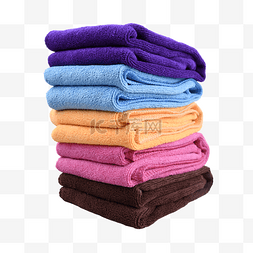 紫色柔软淋浴家居毛巾