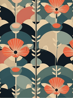 日式素材标题装饰图片_背景纹理日式花纹简约