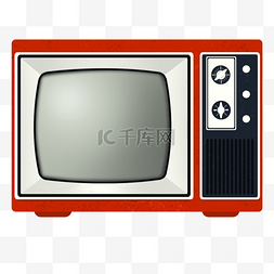 欧洲复古元素图片_老式欧美电视机