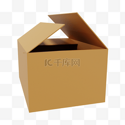 纸盒盒子图片_3DC4D立体 打包盒子