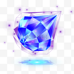 霓虹光效质感钻石