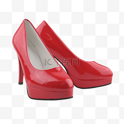 高跟鞋红色时尚女装