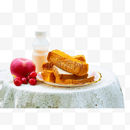 食品桌布图片_夏季食品水果面包桌子