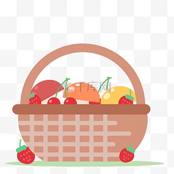 野餐水果篮子