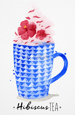 素描手绘葡萄图片_红茶杯茶