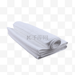浴巾图片_面巾干净洗浴毛巾白色清洁