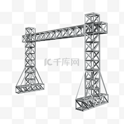 大门对大门图片_3D立体大门钢架龙门架