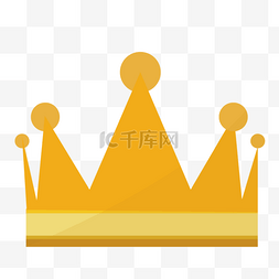 皇冠黄色图片_创意皇冠