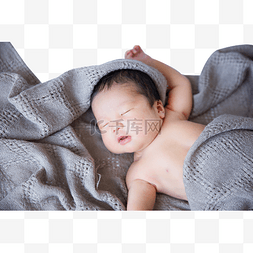 宝宝睡觉图片_新生婴儿可爱宝宝人像