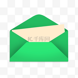 信纸清新图片_春天绿色清新信封信纸