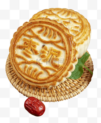 vip和企业vip免费下载免抠元素中秋中秋节豆沙枣泥月饼个人vip和企