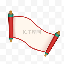 中国风画轴横图片_古代古风卷轴