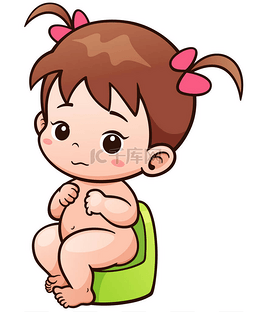 婴儿全棉尿布图片_卡通可爱的小宝贝