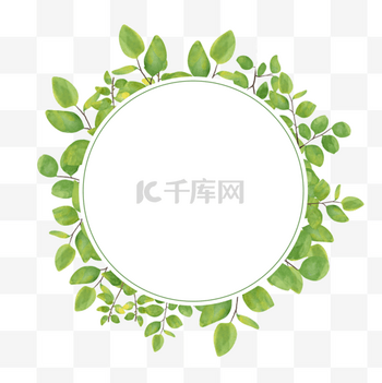 尤加利(水彩画) 尤加利叶水彩植物商用插画图片-设计素材-96微信编辑器