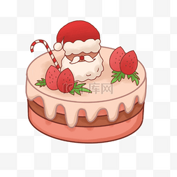 圣诞节日本草莓奶油蛋糕