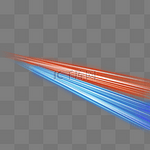 红色蓝色速度高速模糊动感炫酷光效光束