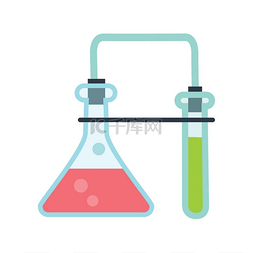 有毒有害物质图片_化学实验室工具矢量。