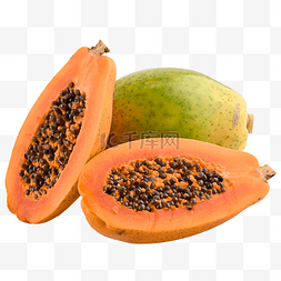 水果木瓜素材图片_木瓜维生素营养热带