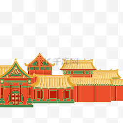中国风中式建筑图片_中式宫殿古建筑