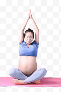 运动孕妇图片_孕妇运动健身减肥瑜伽