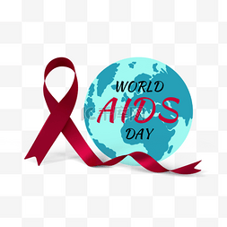 预防艾滋病病毒图片_世界艾滋病日疾病预防红丝带