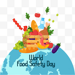 安利健康饮食图片_蓝色地球世界食品安全日健康
