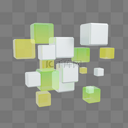 3DC4D立体正方形方块