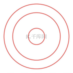 红色发光体图片_霓虹灯符号太阳红色矢量插图图像