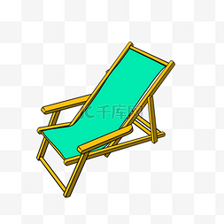 海边休息图片_海边休息沙滩椅子剪贴画
