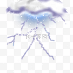 闪电云层图片_雷雨闪电天气抽象
