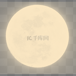 中秋节圆月月亮