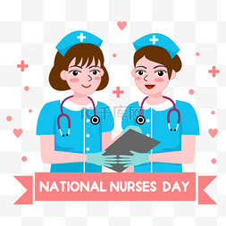 国际护士节两个女护士