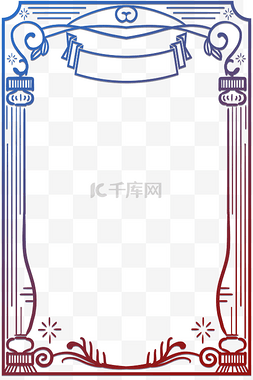 赛程介绍图片_卡牌复古游戏边框