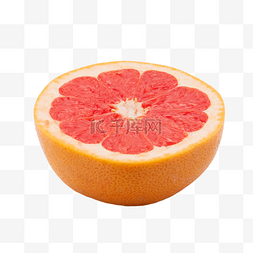 水果半个图片_半个西柚水果