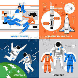 航天背景图图片_宇航员22设计概念太空和航空航天