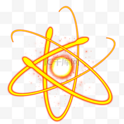 原子光效黄色光斑点点