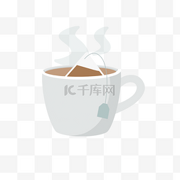 茶具图片_茶杯泡茶包热茶
