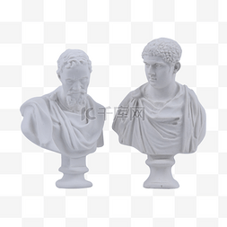 灰色雕像图片_米开朗基罗卡拉卡拉白色石膏像