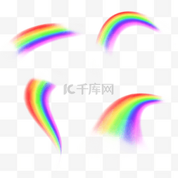 绚丽彩虹迷幻桥圆弧光效