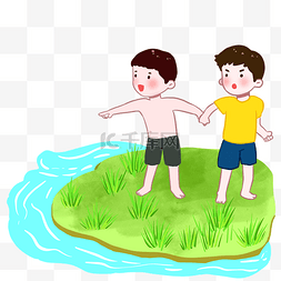 儿童防溺水图片_预溺水安全知识