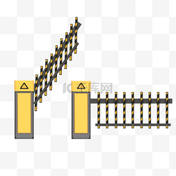 边界装饰素材图片_门禁汽车障碍门闸