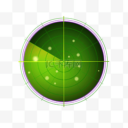 绿色雷达图片_雷达搜查系统搜索扫描军事搜寻目