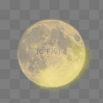 月亮圆月月球
