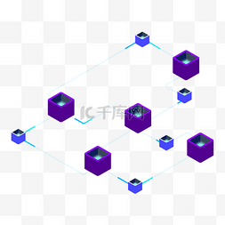 信息数字化图片_科技立体结构大数据区块链