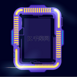 未来标题框图片_科技边框标题框